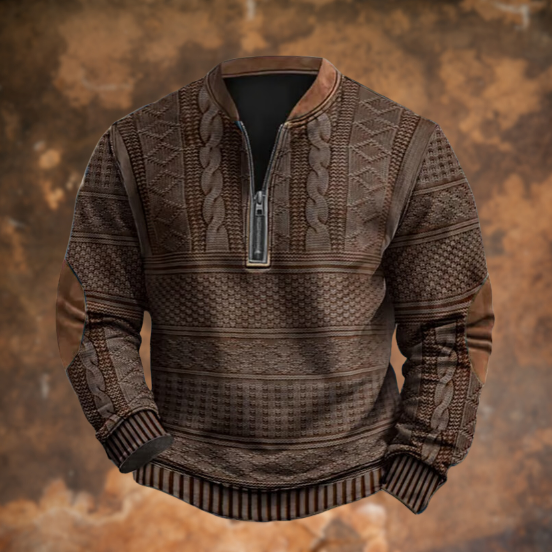 Ford™ - Textured Half-Zip Pullover