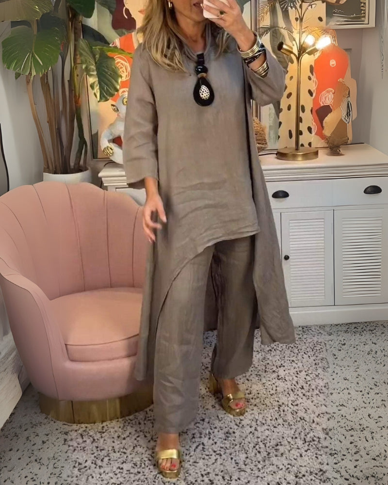 Marila™ - Cotton Two-Piece Set