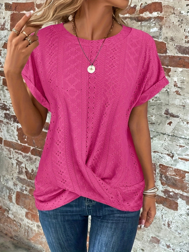 Carrie™ - Comfortable T-Shirt with Twist Hem
