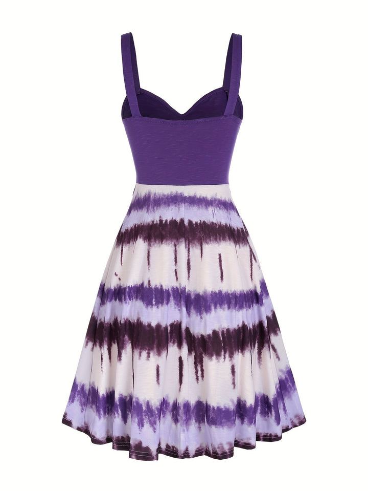 Gisele™ - Comfortable Sleeveless Tie-Dye Summer Dress