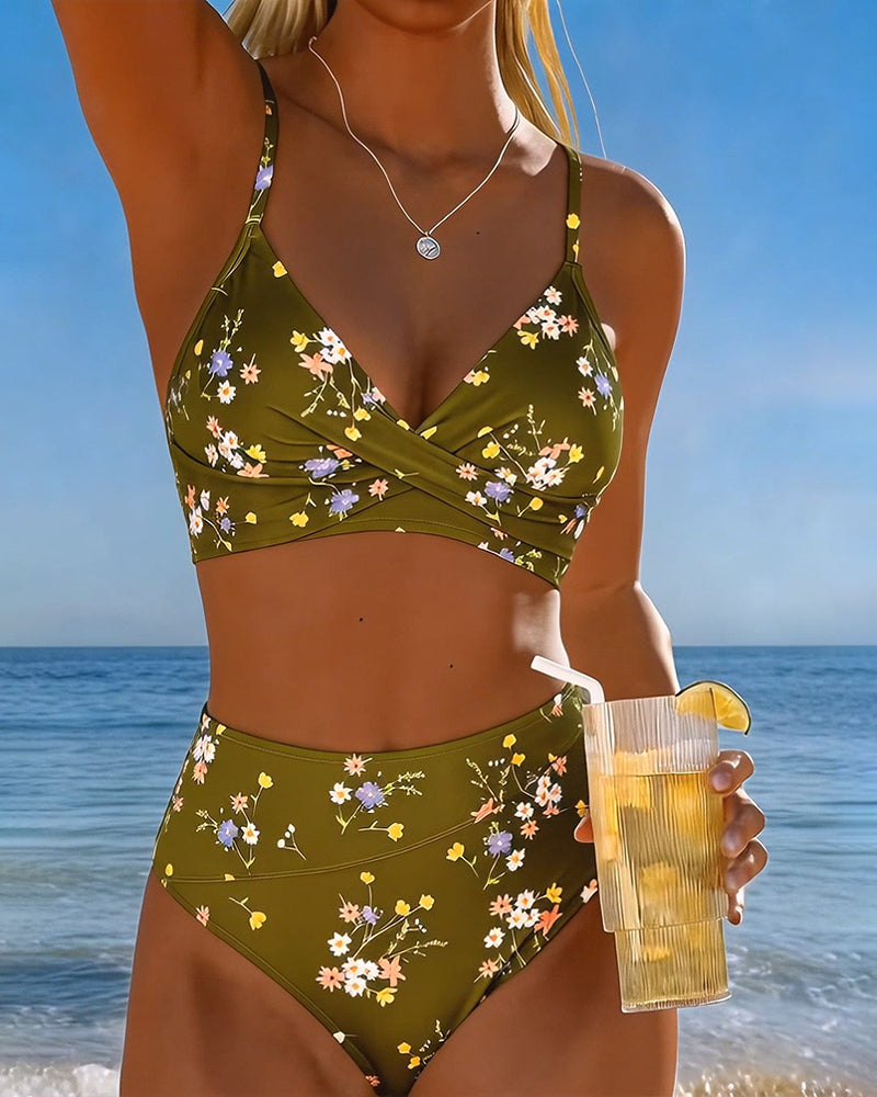 Giada | Women's Floral Bikini with Wireless Bra