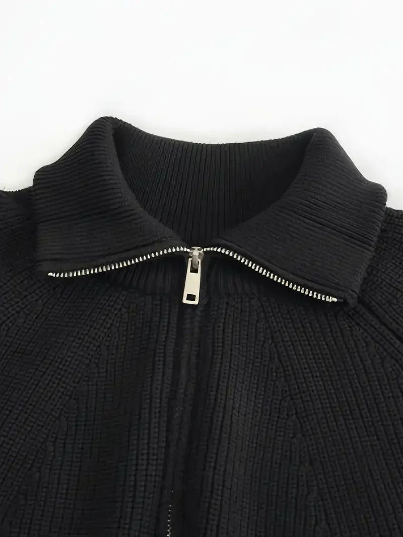 Brit & Boho™️ | Ethan Classic Knit Zipper