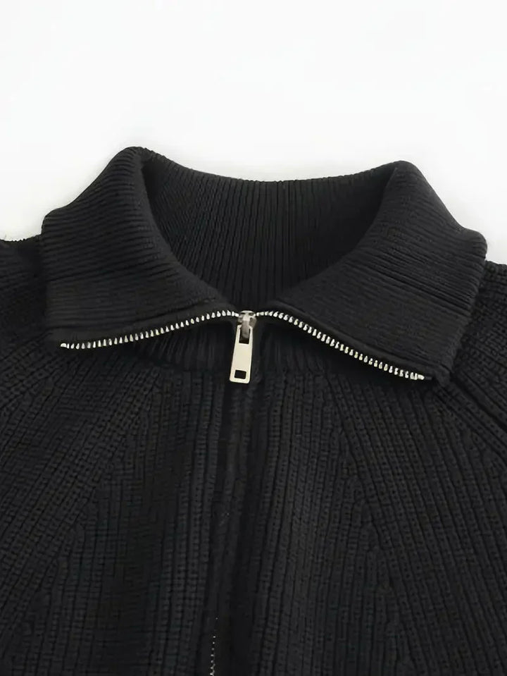 Brit & Boho™️ | Ethan Classic Knit Zipper