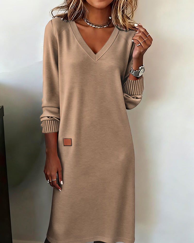 Carmen™ - V-neck Sweater Dress