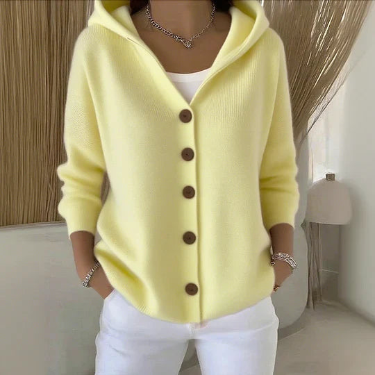 Teri™ - Women's Long-Sleeved Cotton Cardigan