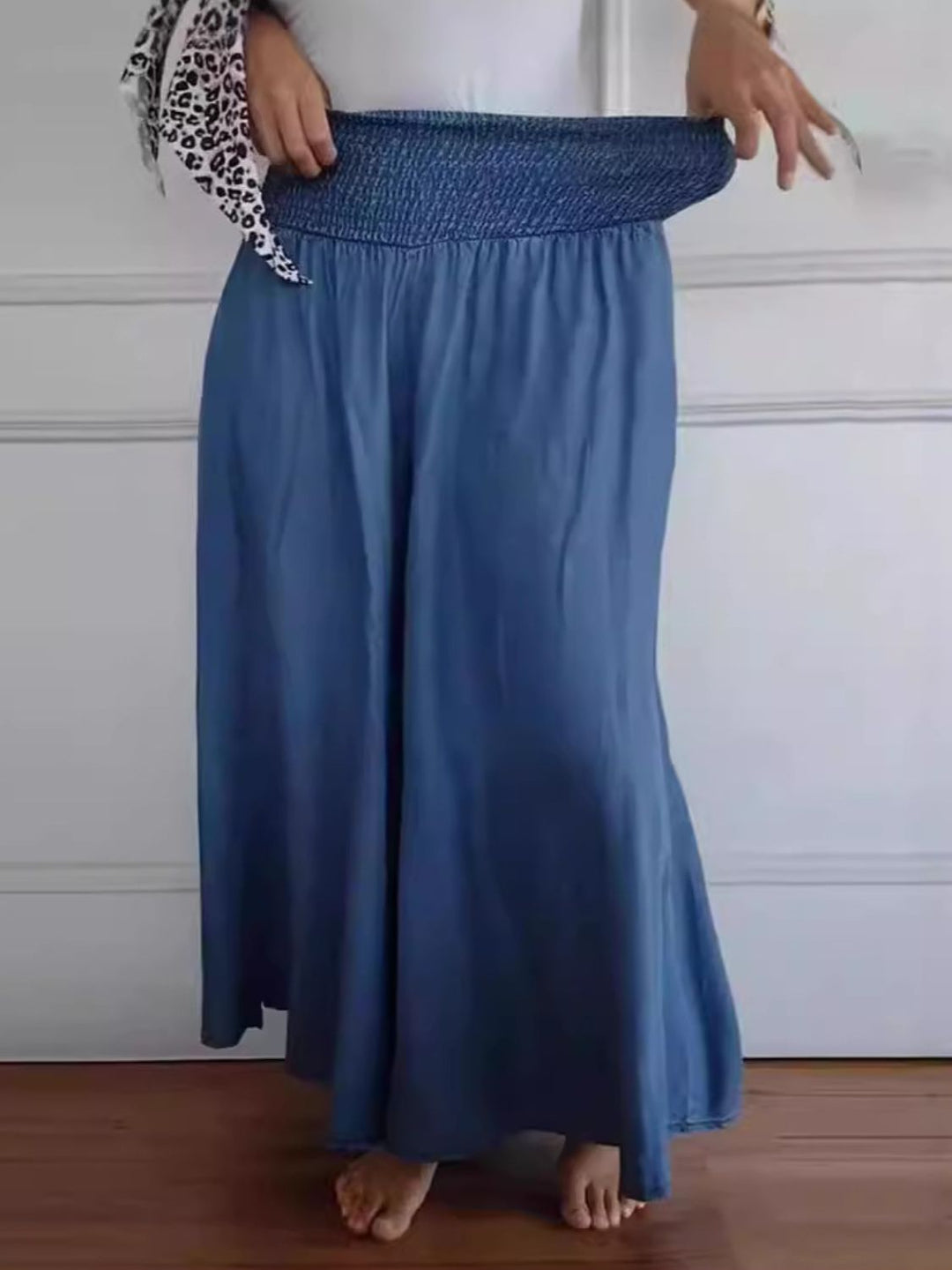 Marlene | Wide-leg cotton trousers for summer