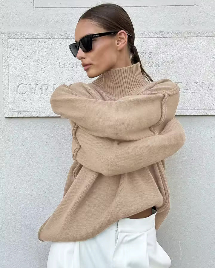Isabella - Knitted roll-neck jumper