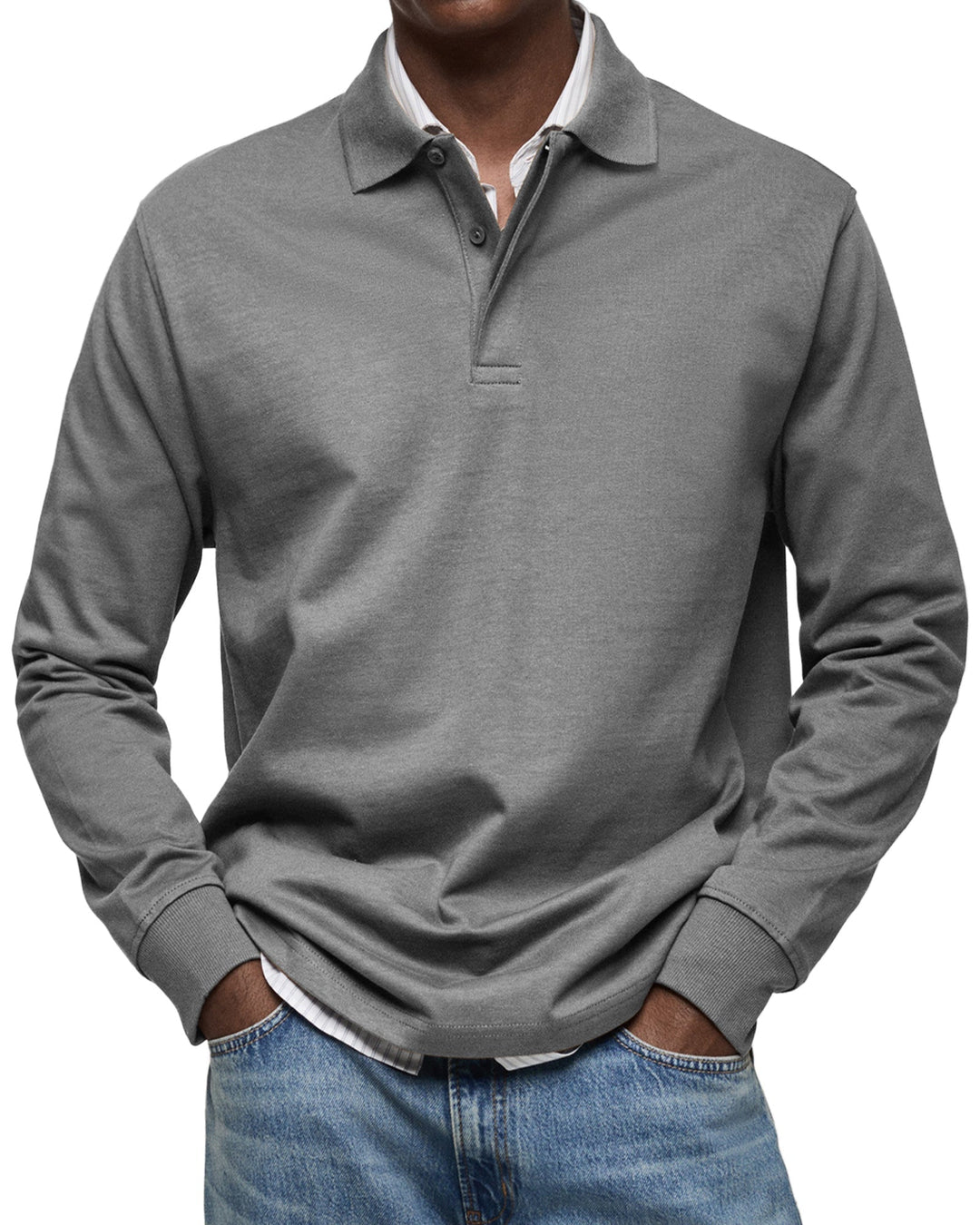 Alex™ - Long-Sleeved Casual Polo