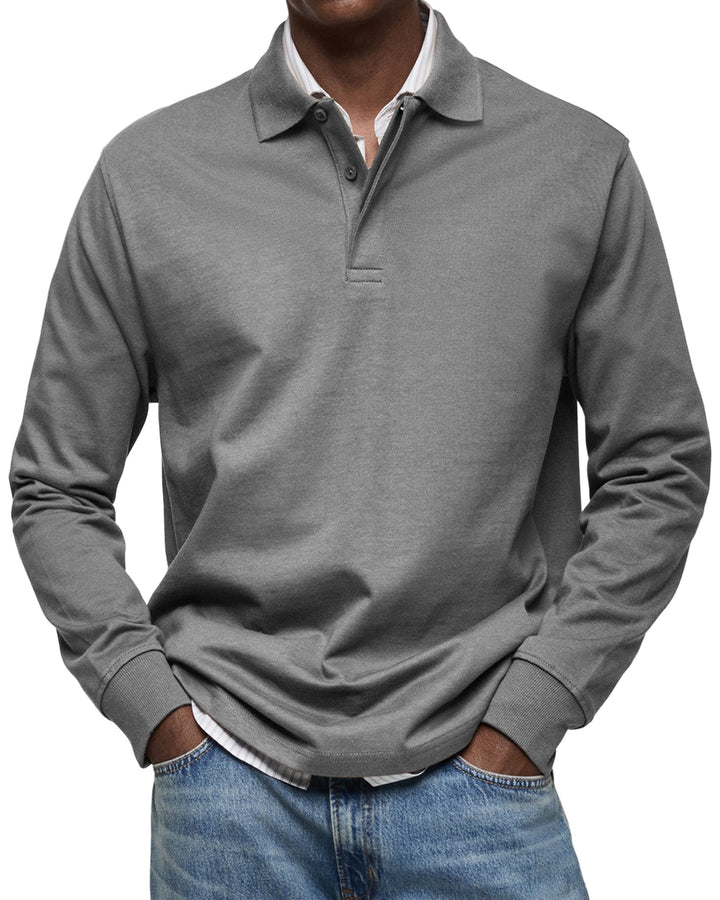 Alex™ - Long-Sleeved Casual Polo