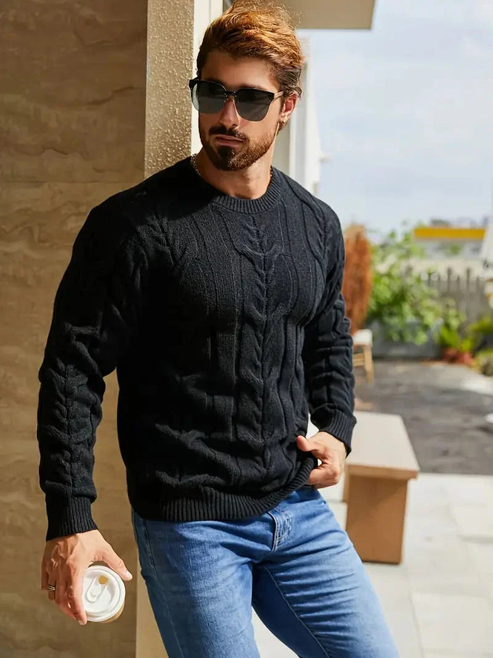 Brit & Boho™️ | Graphica Geo Knitted Jumper