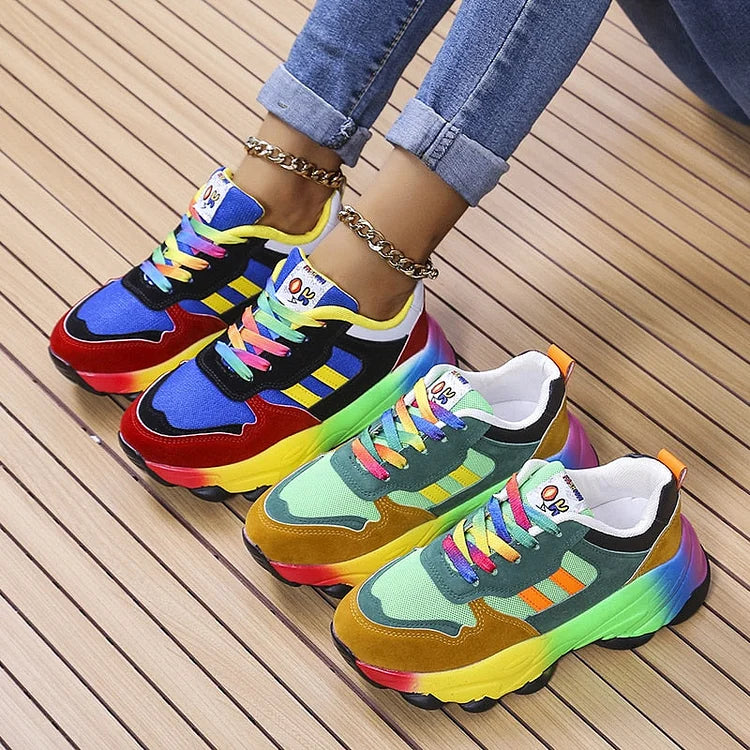 Isolina - Orthopedic Rainbow Shoes