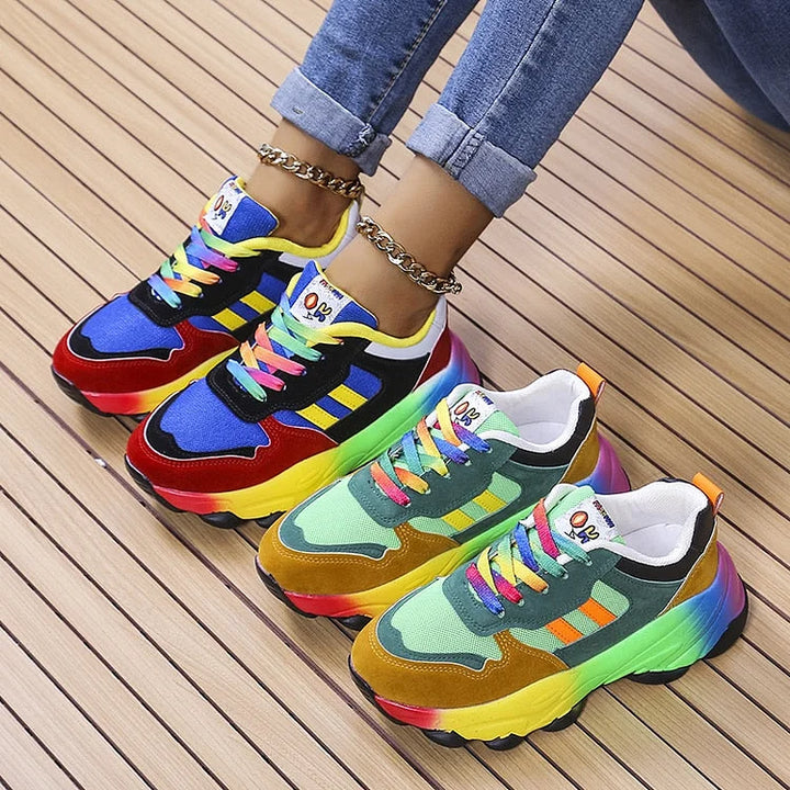 Isolina - Orthopedic Rainbow Shoes