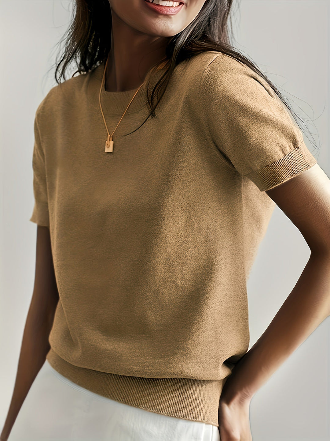 Leah™ - Casual Short Sleeve Top