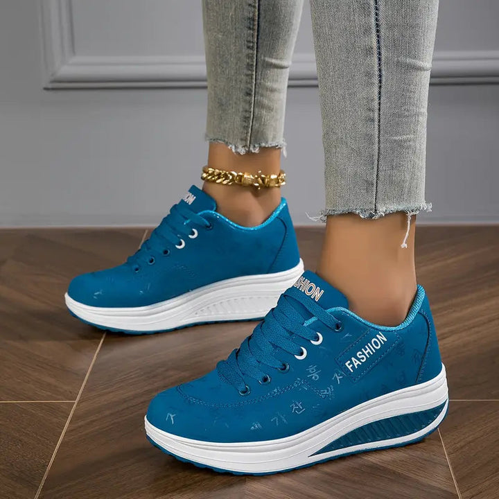Breathable Platform Sneakers for Women's Fashion