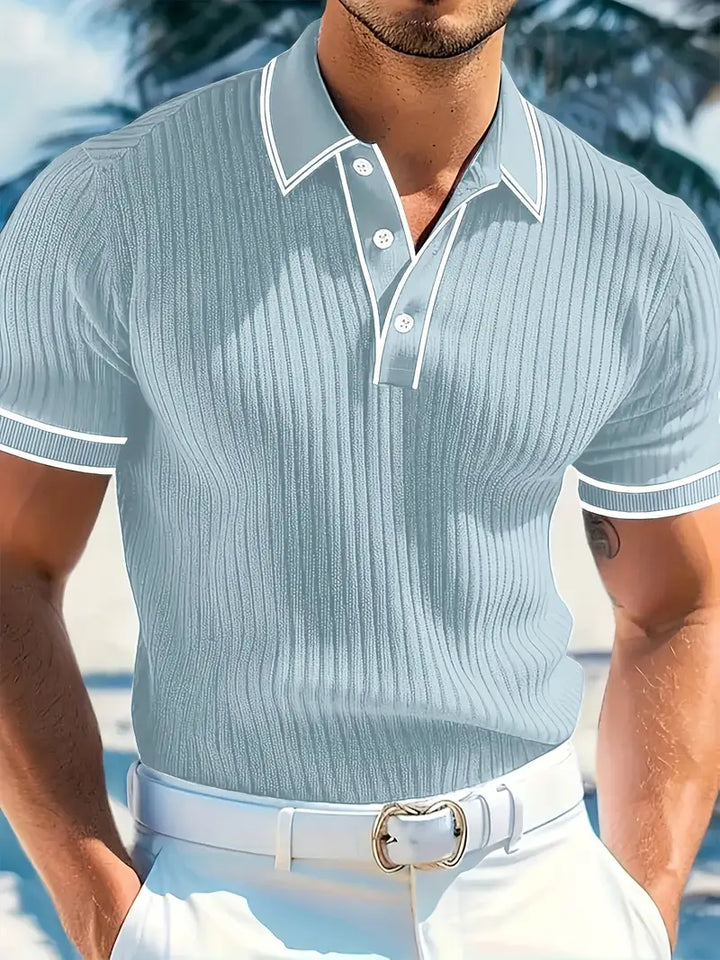 Emilio™ - Men's Tailored Ribbed Polo