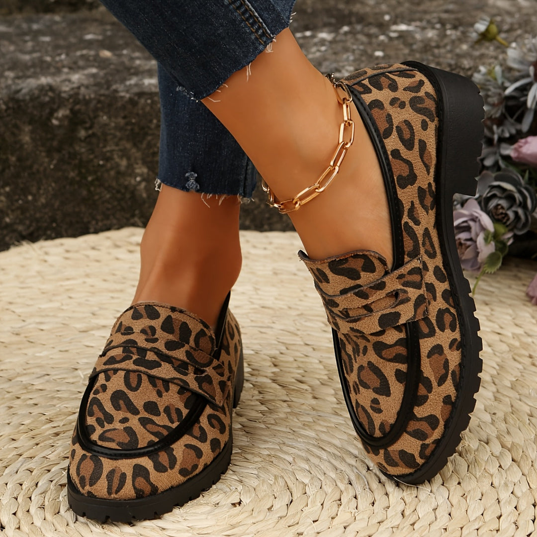 Maggie | Leopard Print Slipper