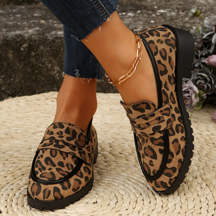 Maggie | Leopard Print Slipper