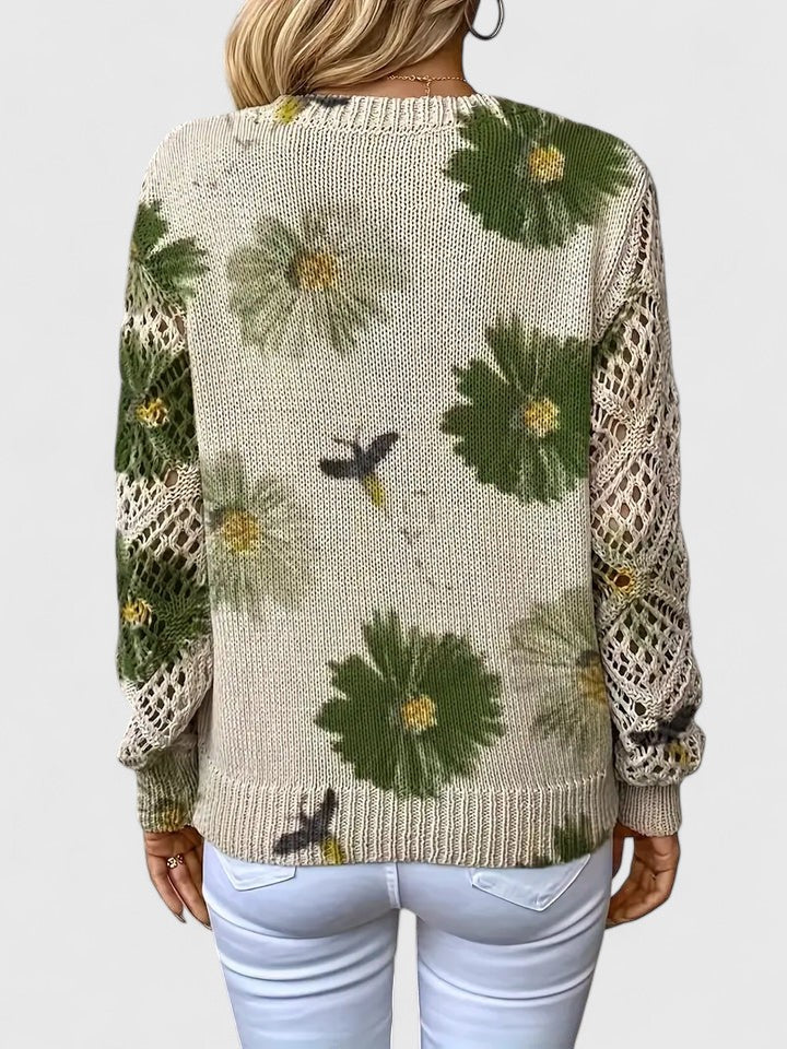 Deborah™ - Casual Floral Pullover