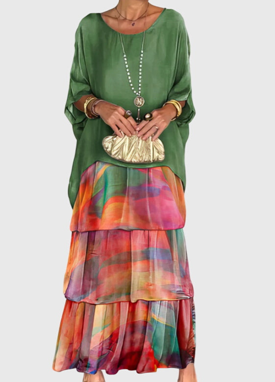 Susan™ | Elegant, long, flowing dress