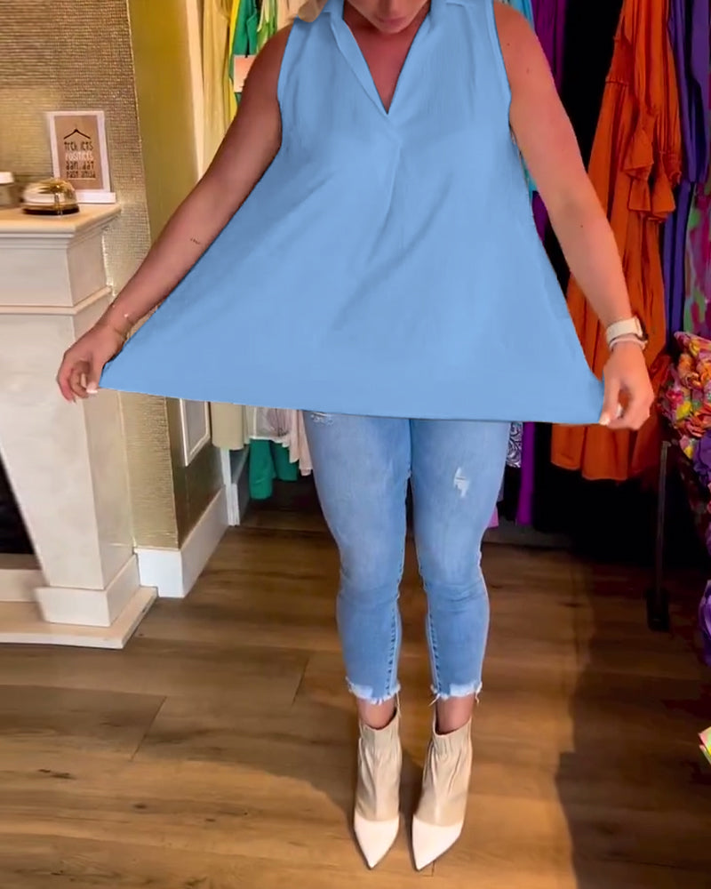 Alana™ - Timeless Ruffle-Free Top