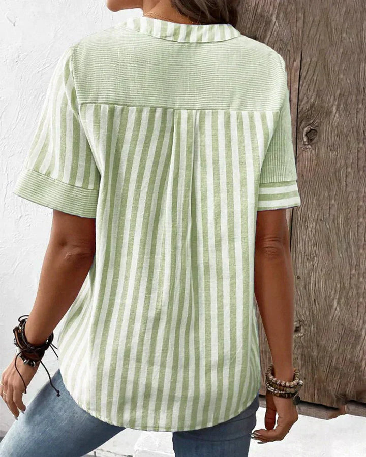 Lilac | Cozy Striped Top