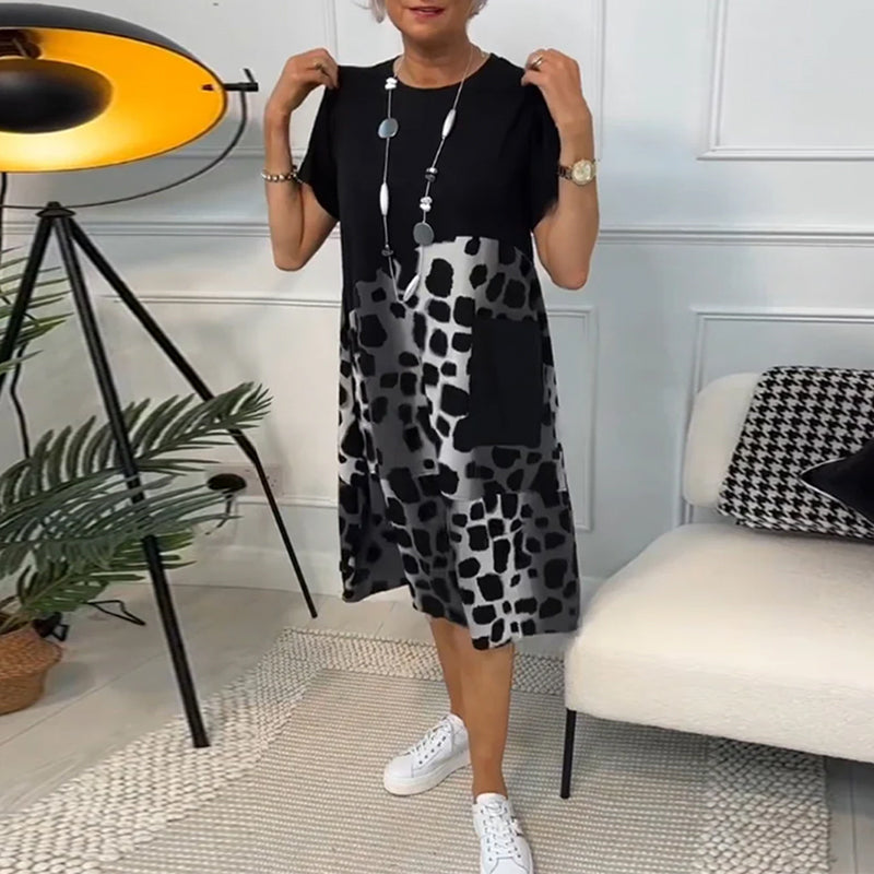 Lina | Breezy Summer Dress with Round Neckline