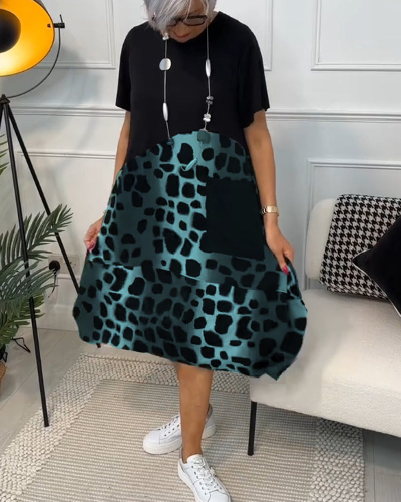 Lina | Breezy Summer Dress with Round Neckline