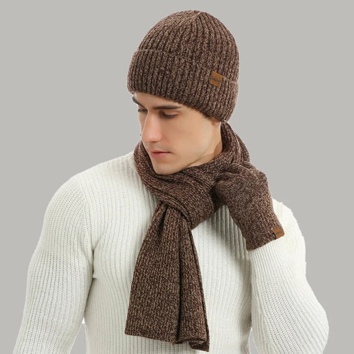 Tough Winter Set mit Mütze, Schal und Handschuhen