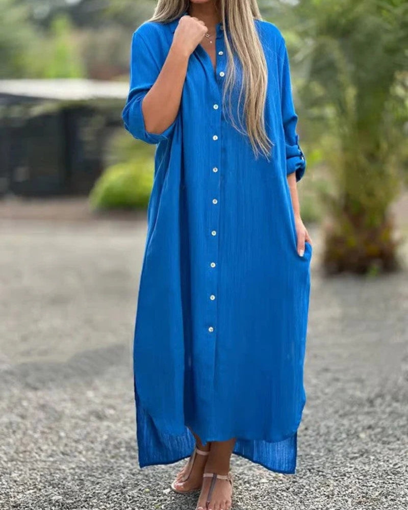 Bianca™ - Comfortable Italian Cotton Dress
