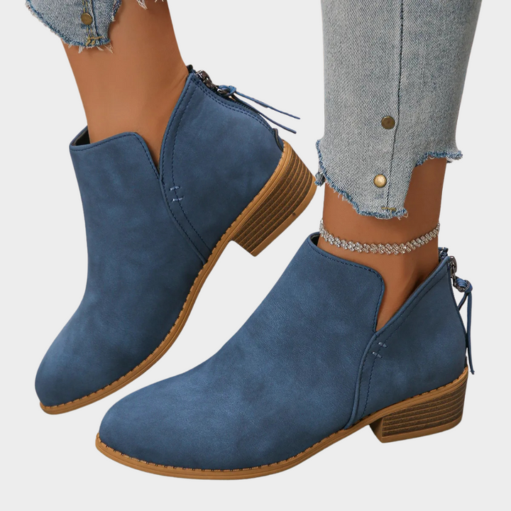 Oakley | Low-Heel Ankle Boots