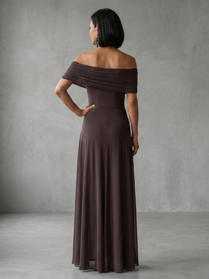 June | Off-the-Shoulder Draped Midi Dress