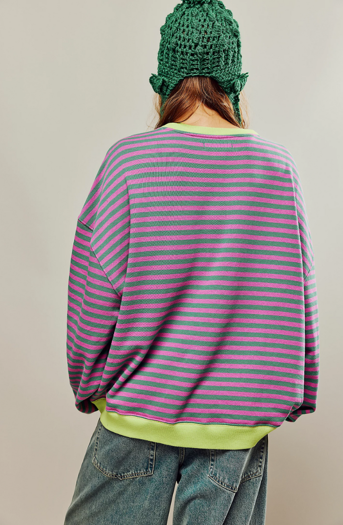 Amelia - Oversized Striped Jumper