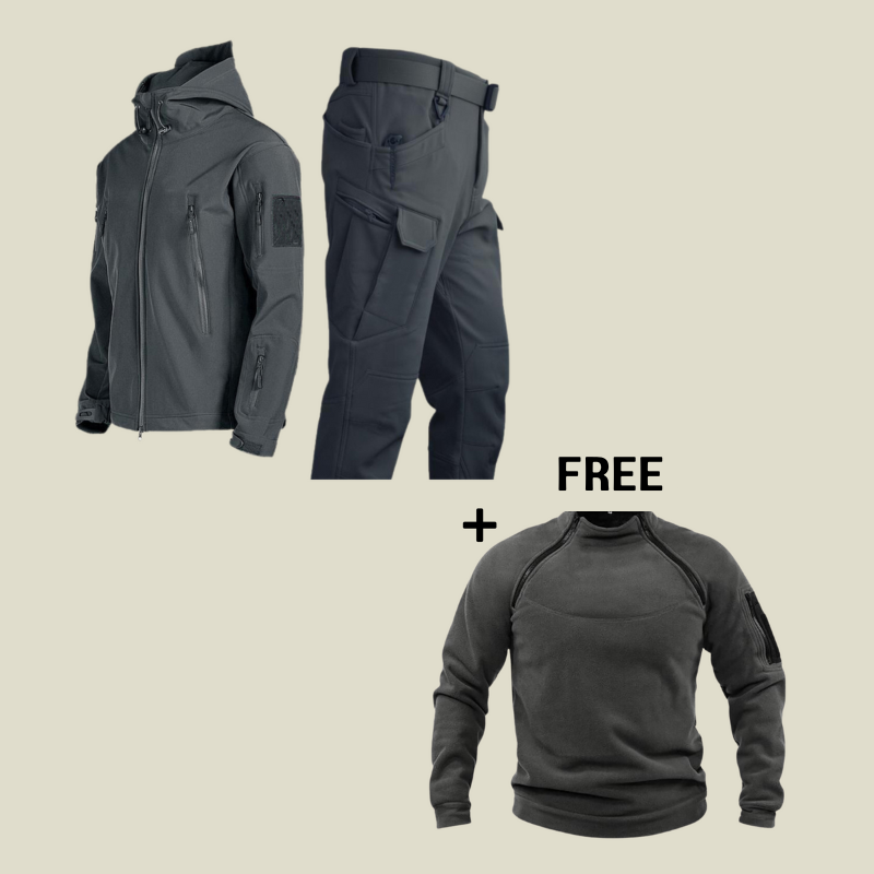 Carlo - Waterproof Military Suit + Free