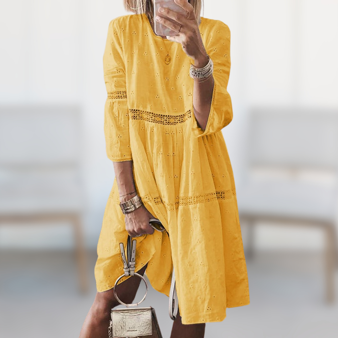 Marian™ - Elegant Embroidered Dress