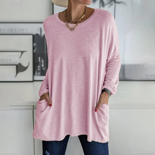 Aelira™ - Casual Long-Sleeve Shirt
