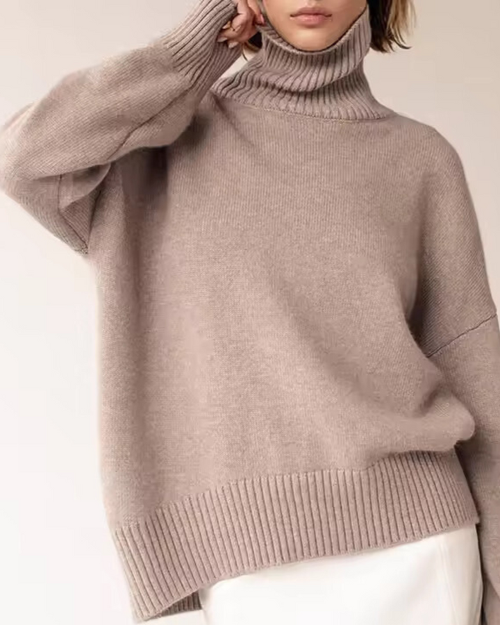 Lesley - Oversized Turtleneck Sweater