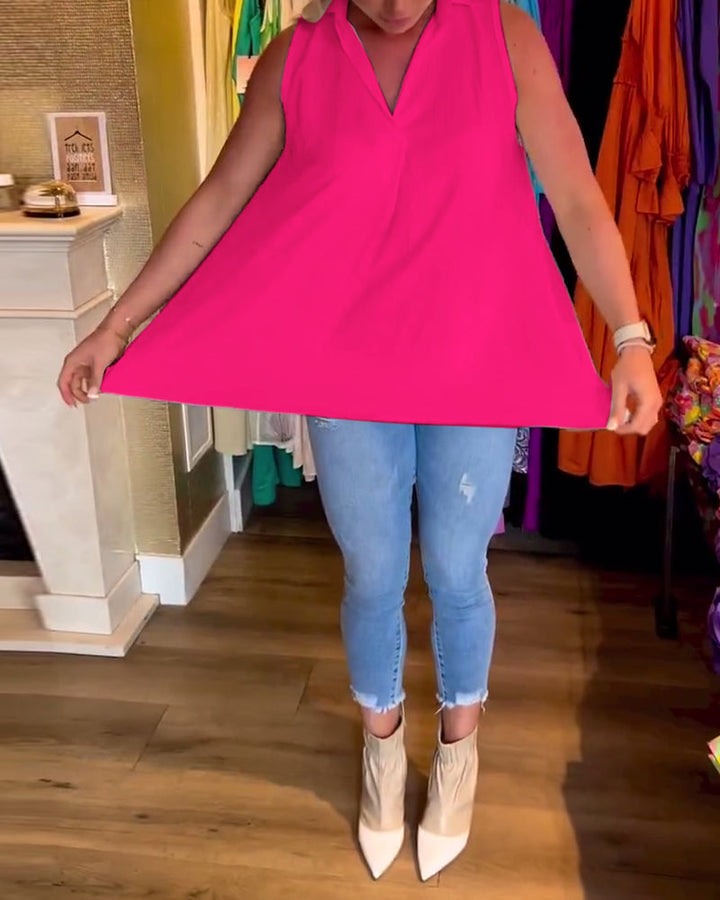 Alana™ - Timeless Ruffle-Free Top