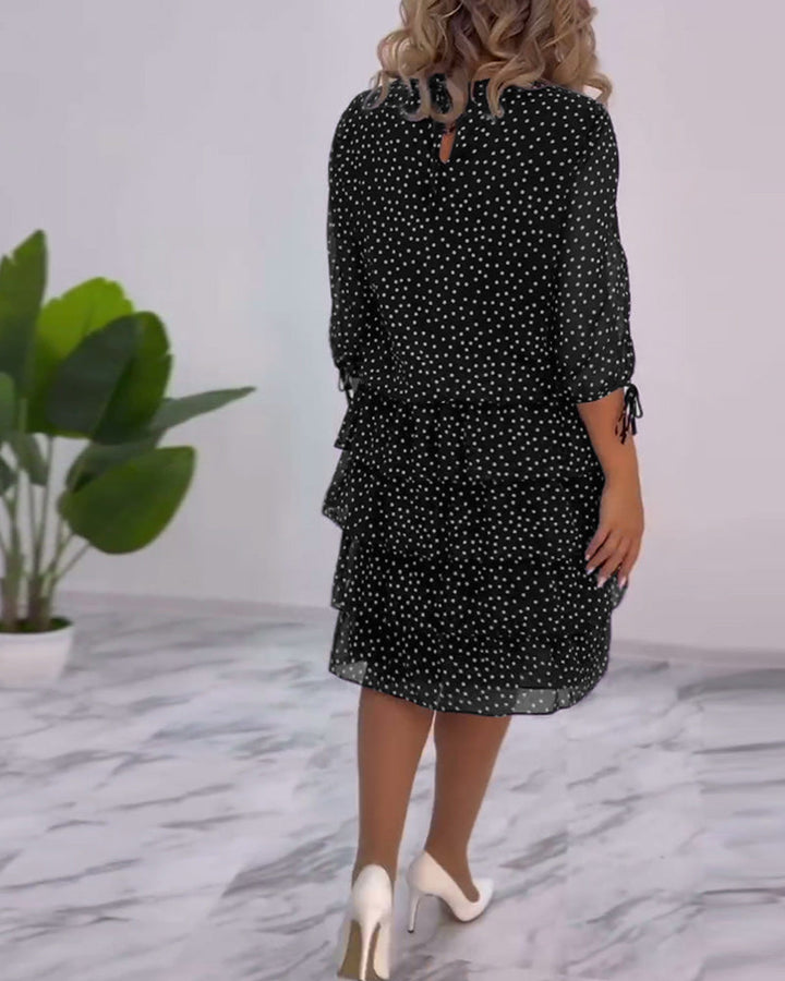 Tilly - Polka Dot Tiered Dress