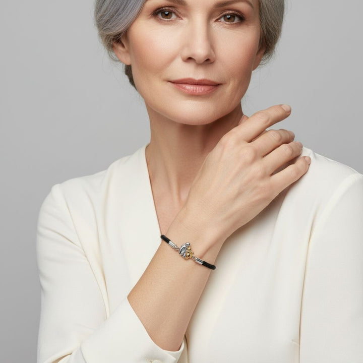 katy™ - Bracelet with Cord and Dog Design