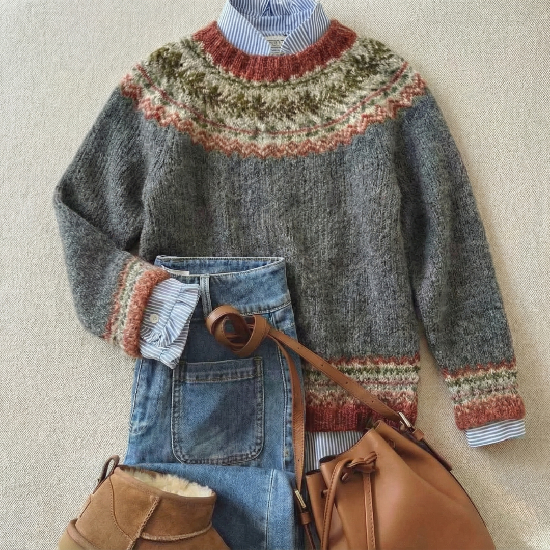 Eleanor | Classic Nordic Heritage Knit Sweater