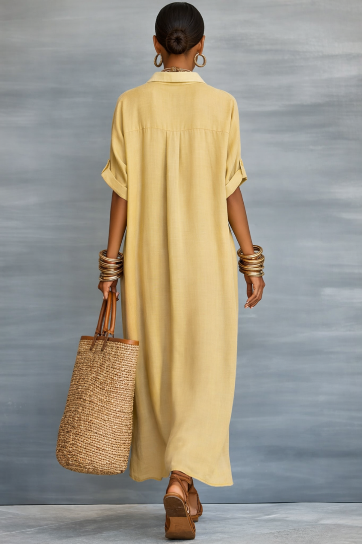 Manelle™ | Maxi Dress with Minimalist Design