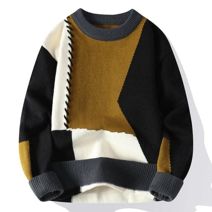 Francesca - Cozy Patchwork Pullover