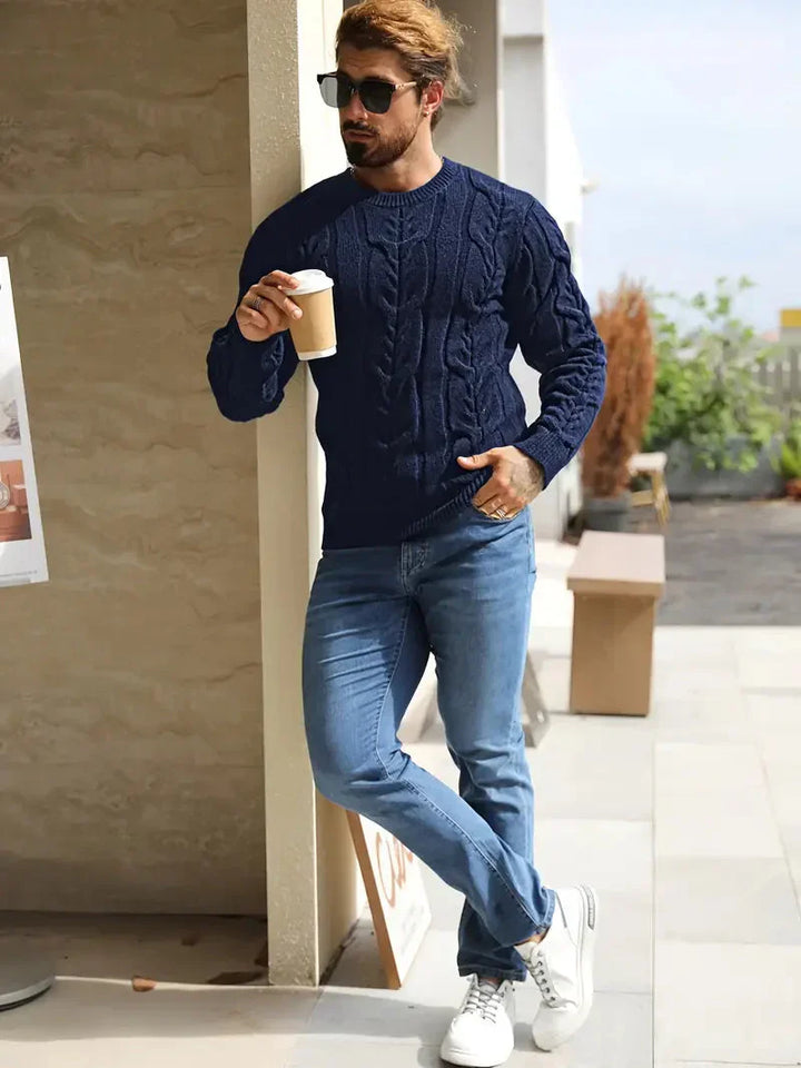 Brit & Boho™️ | Graphica Geo Knitted Jumper