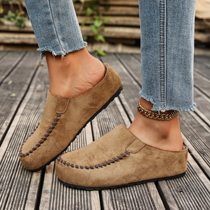 Retro-inspired orthopedic slippers for women