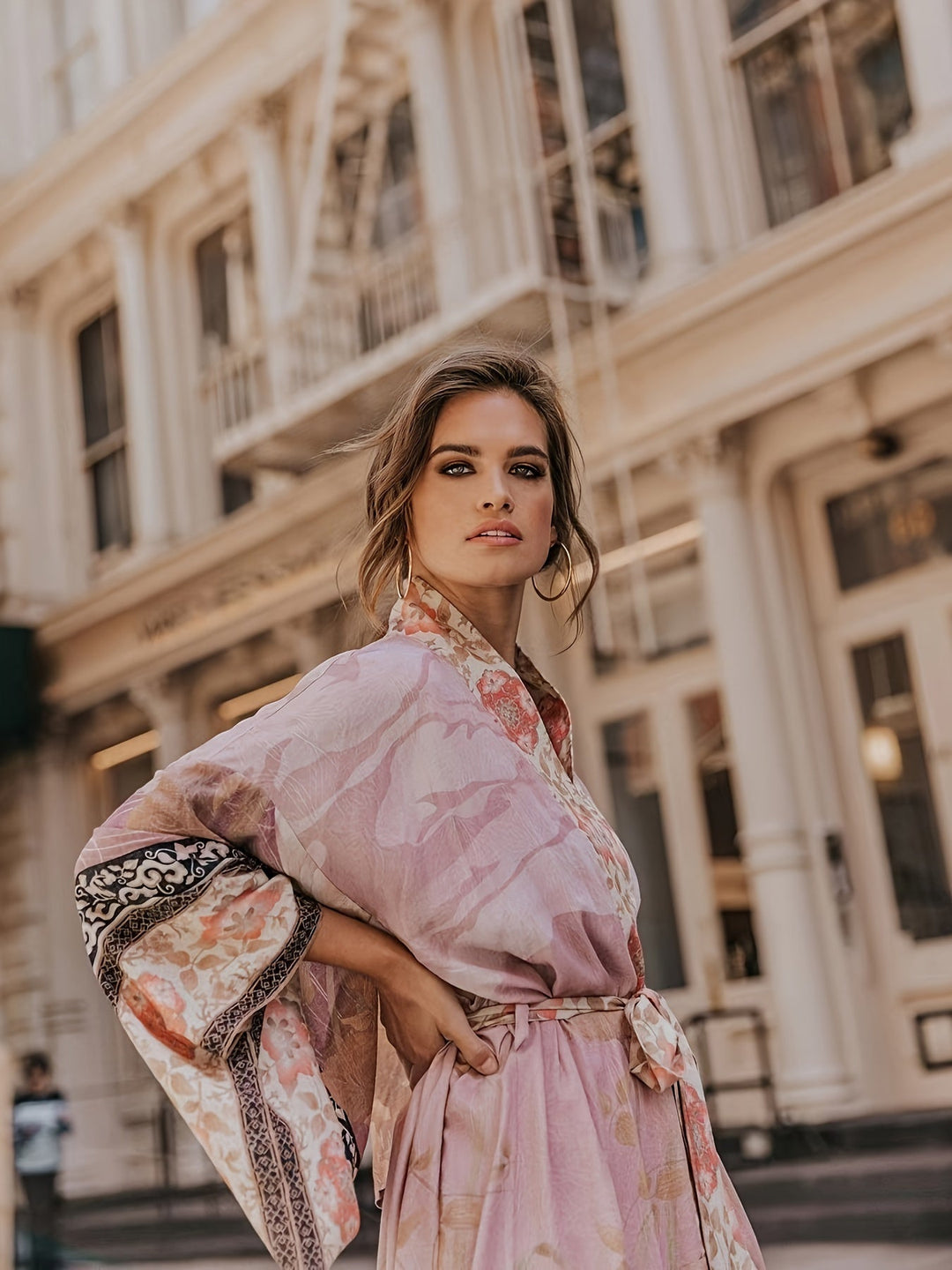 Isabella | Damen Maxi Kimono