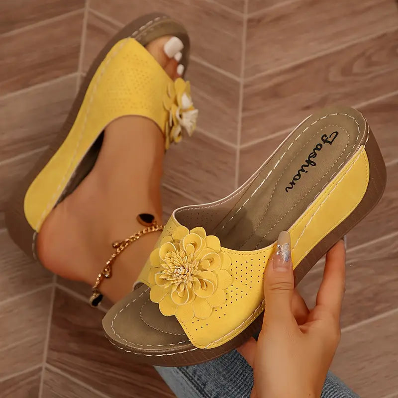Belle™ - Orthopedic Sandals with Floral Pattern