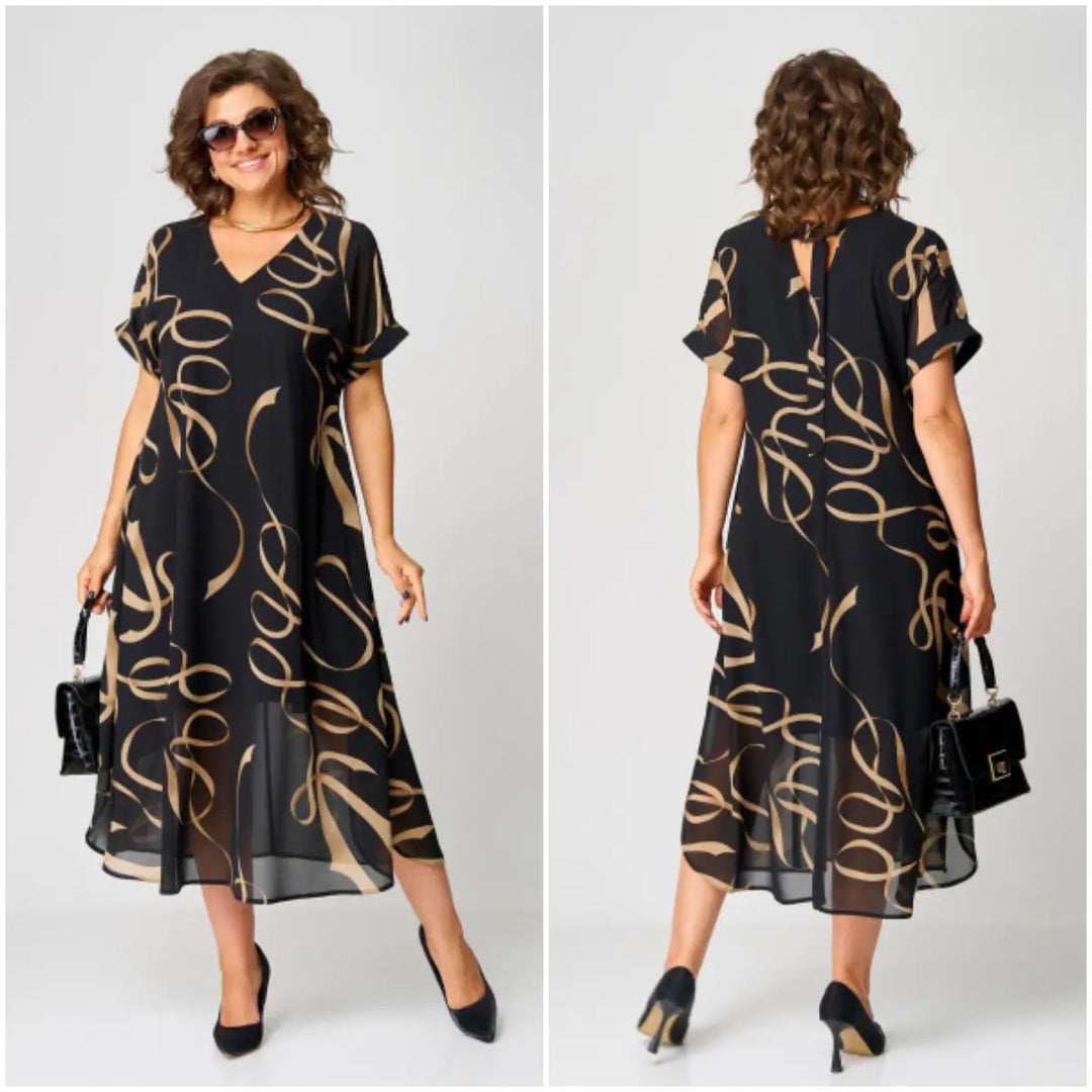 Hanna™ - Elegant Chiffon Dress
