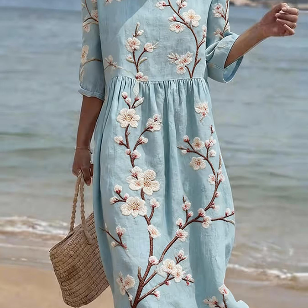 Maya | Casual Dress with Elbow Sleeves