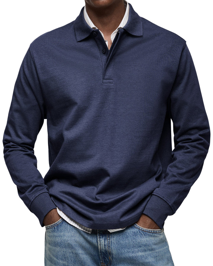 Alex™ - Long-Sleeved Casual Polo