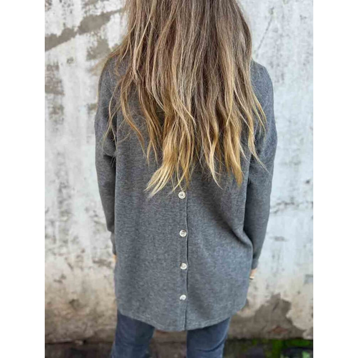 Sarah - Casual Knit Button-Up Shirt for Women